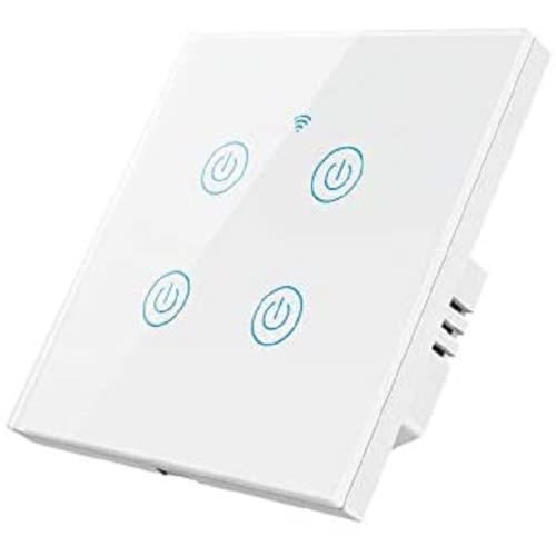 4 Gang Wi-fi Smart Switch - White