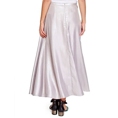 Metallic Maxi Skirt