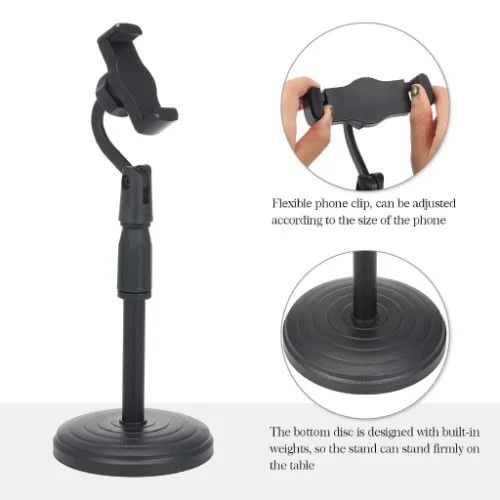 Phone Holder Table Stand Mount Bracket For Smartphone Live Streaming