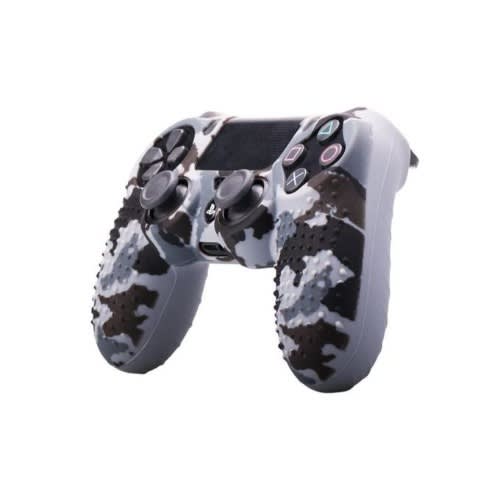 Anti-slip Silicone Cover Skin Case For Ps4 Pad Controller - Camour
