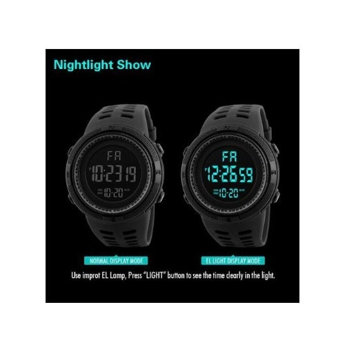 Mature Multifunction Waterproof Digital Cardinal Sport Watch