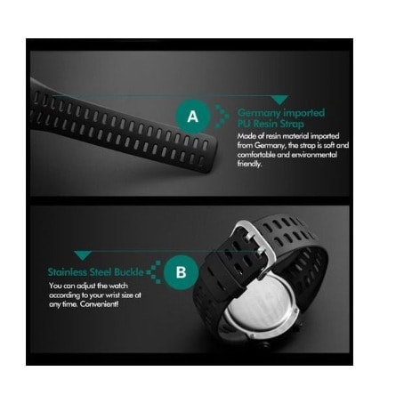 Mature Multifunction Waterproof Digital Cardinal Sport Watch