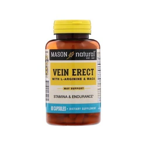 Vein Erect With L-arginine & Maca. - 80 Capsules