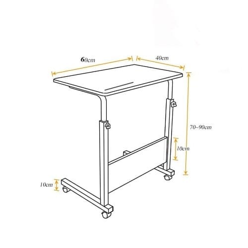 Laptop Table With Wheels