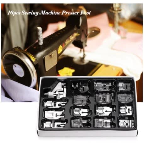 Sewing Machine Accessories - Presser Foot Set Hem Foot - 16 Pieces