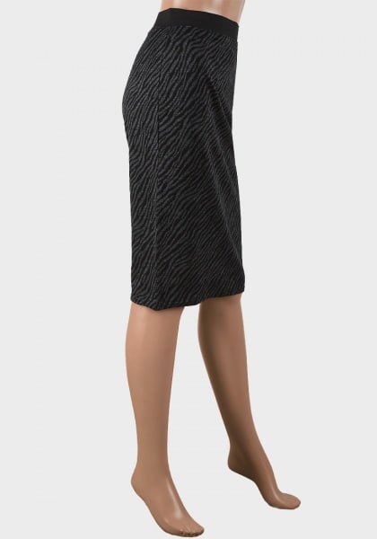 Ladies Pencil Animal Print Design Skirt
