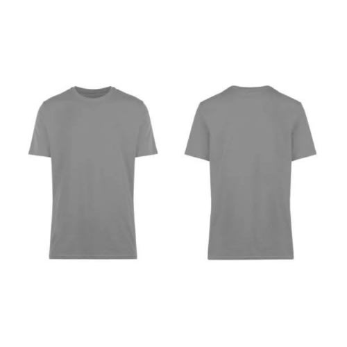Set Of 2 Round Neck T-shirt - Green And Grey