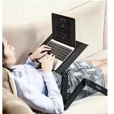 Multi Functional Adjustable Laptop Table With Mouse Pad & Cooler Fan