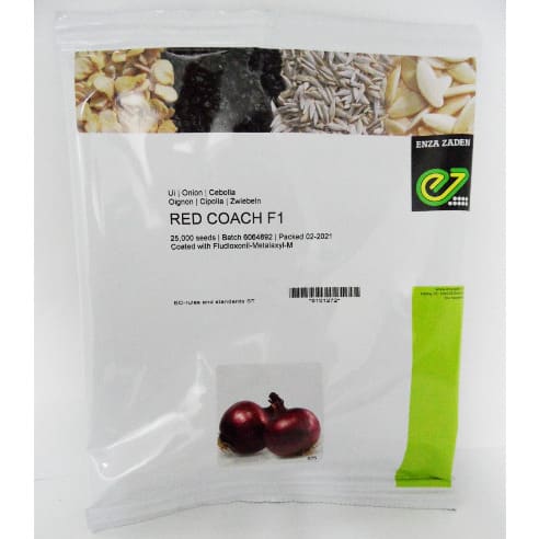 Red Coach F1 Hybrid Onion Seeds - 25000 Seeds