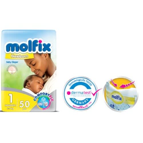 Molfix Baby Diapers For New Born - Size 1