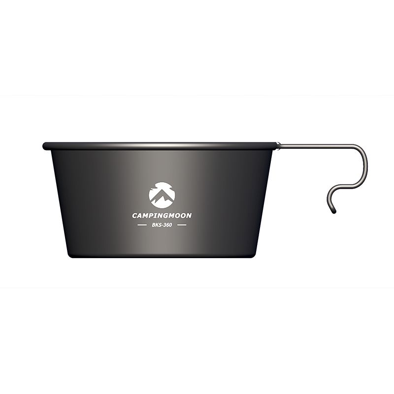 160ml/210ml/310ml/450ml Outdoor Camping Stainless Steel Sierra Cup with Black Titanium Coating Portable Camping Hiking Picnic BBQ Tableware Cookware