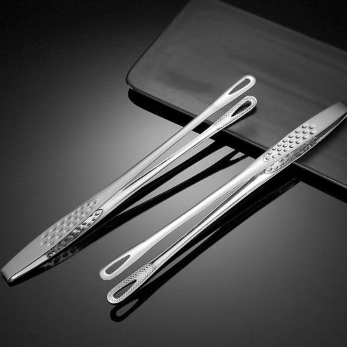 2pcs Stainless Steel Food Tongs Utensils Buffet Cooking Tool