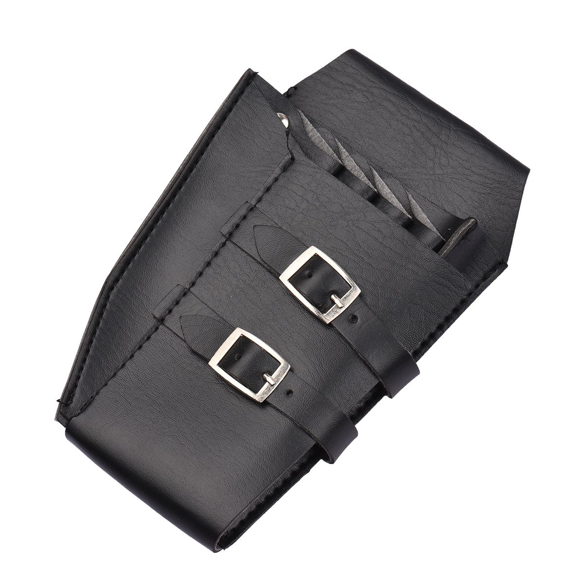 Barber Holster PU Leather Pouch Holder Rivet Hair Scissor