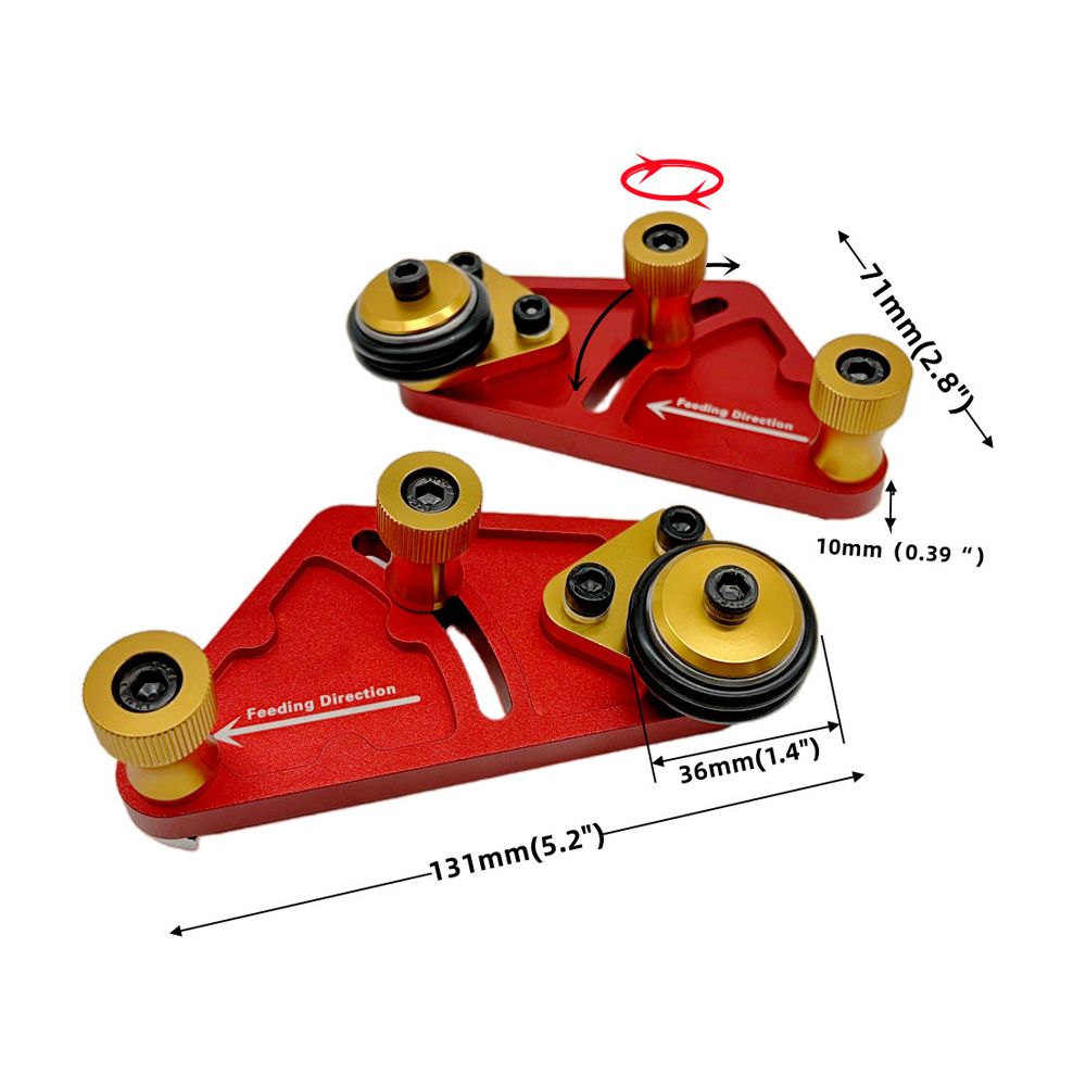 1 Pair Woodworking Bearing Roller Feeder Table Saws Bearing