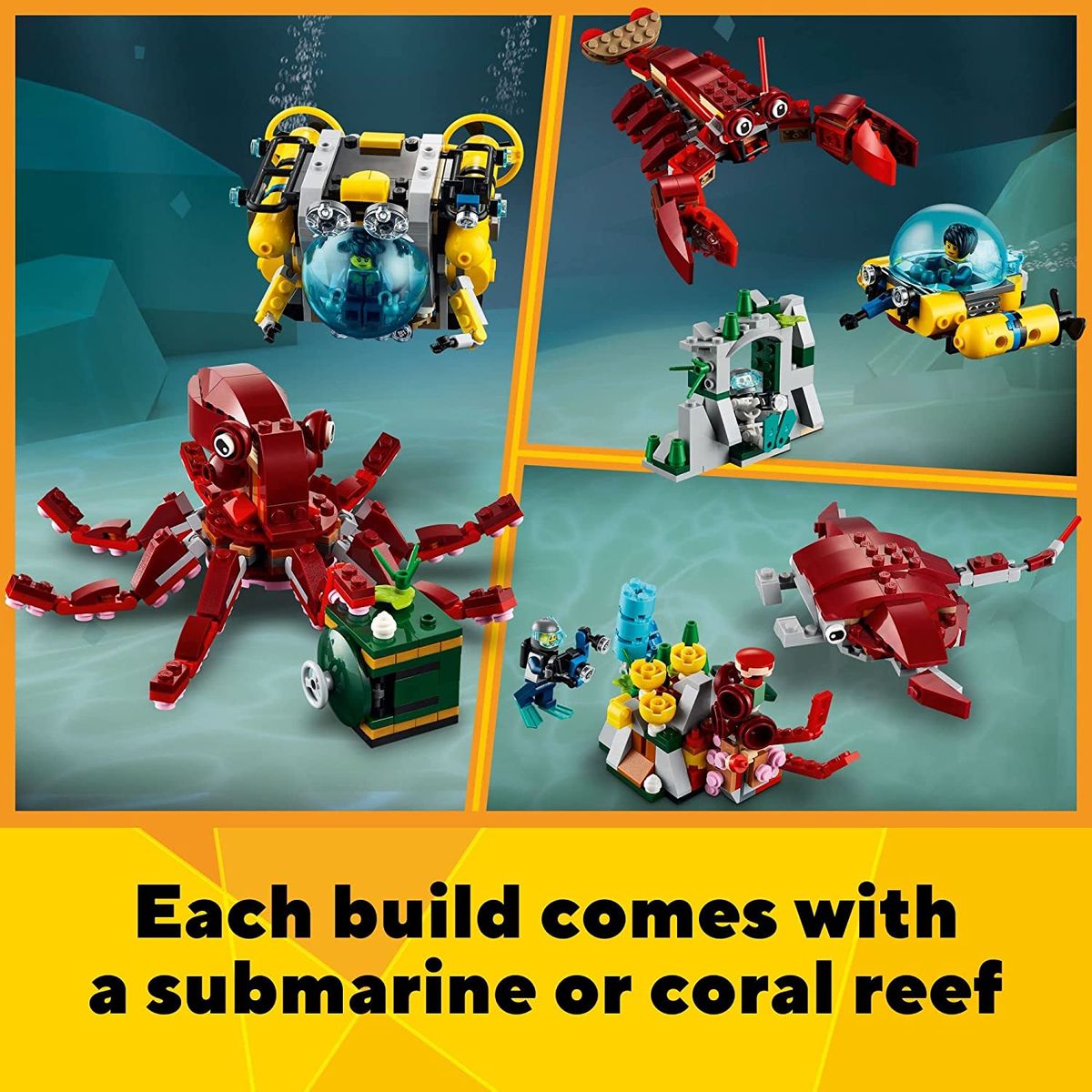 Creator 3in1 Sunken Treasure Mission 31130 (522 Pieces)