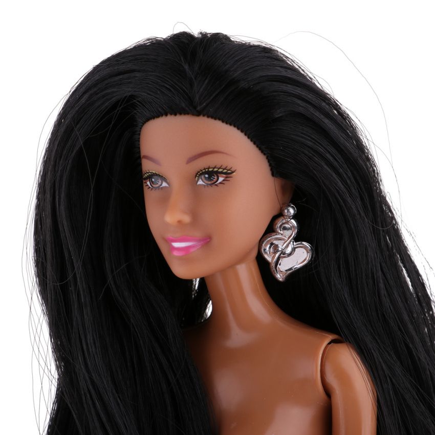 Fashionable 12 Joints Nude Body Dolls African  Model Black