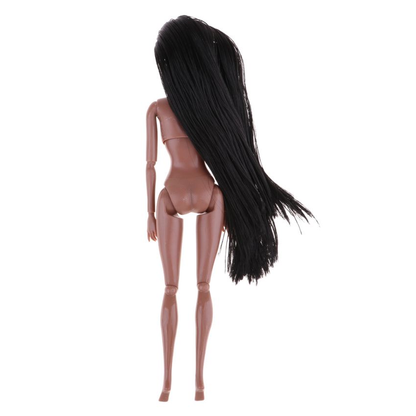 Fashionable 12 Joints Nude Body Dolls African  Model Black