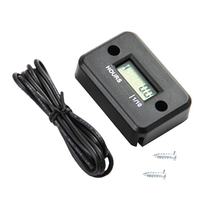 Boat Motorcycle ATV Tach Hour Meter Tachometer Waterproof Small Engine