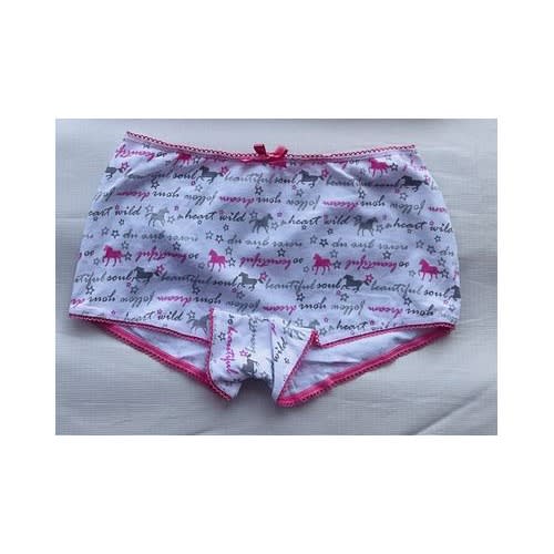 7 Pack Colored Girls Briefs- C