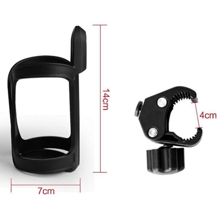 2 PCS Baby Stroller Universal Cup Braking Bottle Rack Cup Holder 2