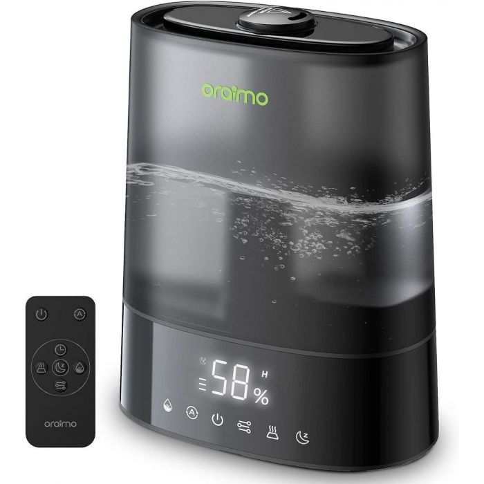 Oraimo Smart Humidifier Large Room Use Remote Control LED Screen 6L 700ml/H Essential Oil Diffuser