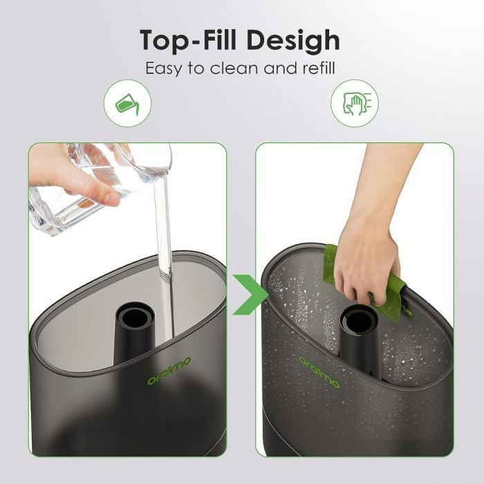 Oraimo Smart Humidifier Large Room Use Remote Control LED Screen 6L 700ml/H Essential Oil Diffuser