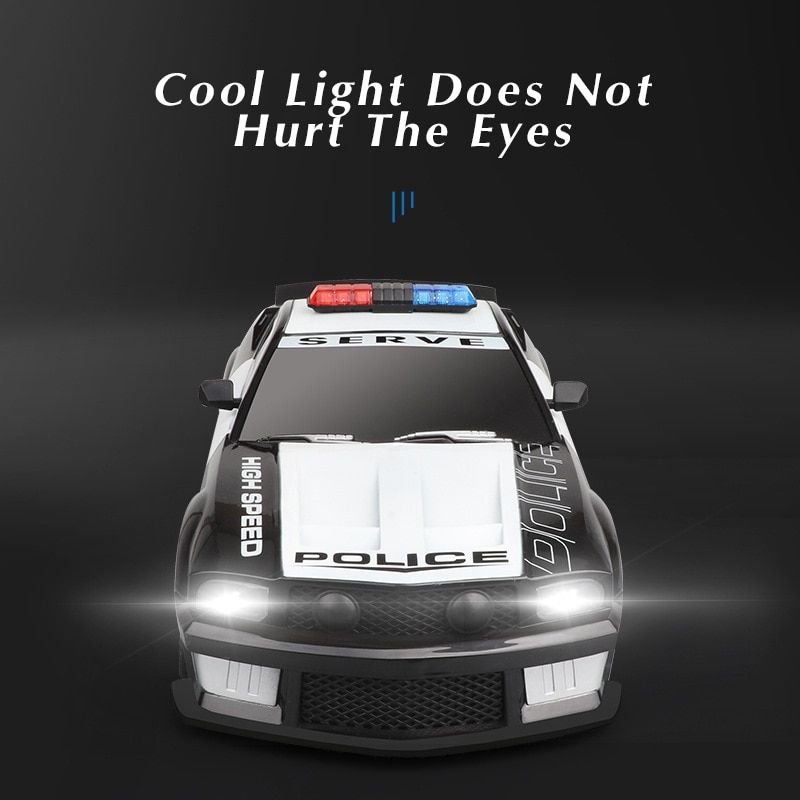 1/12 Big 2.4GHz Super Fast Police RC Car Remote Control Cars Toy With Lights Durable Chase Drift Vehicle Toys For Boys Kid Child