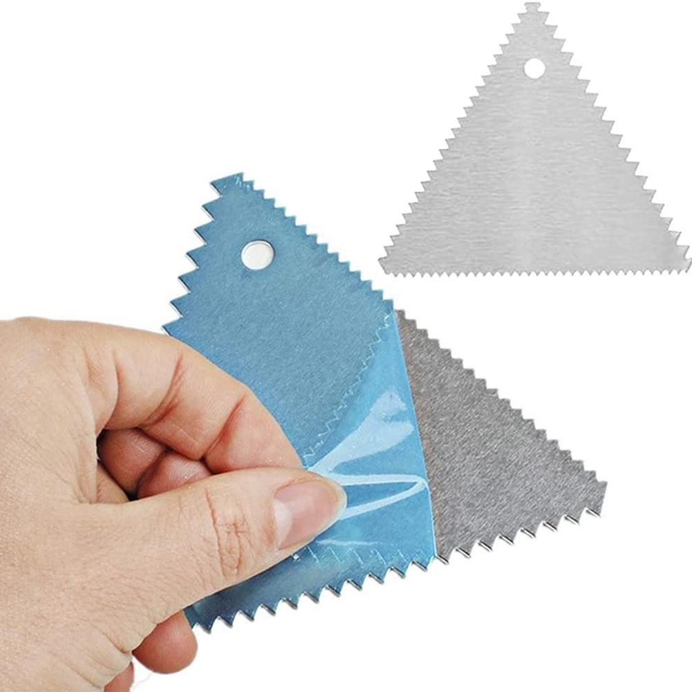 6PCS Cake Scraper Stainless Steel Cake Edge Scraper s