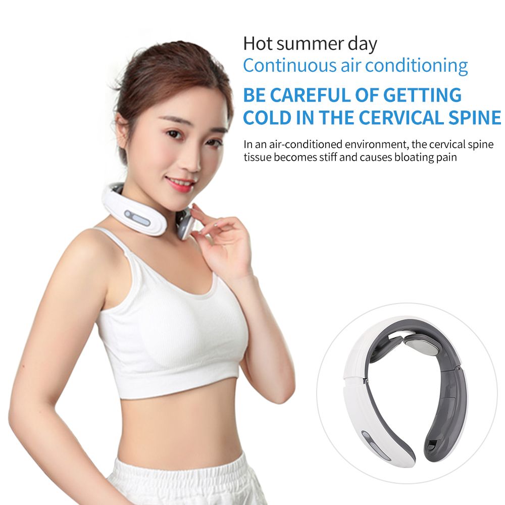 6 Modes 9 Strength Electric Pulse Back And Neck Massager