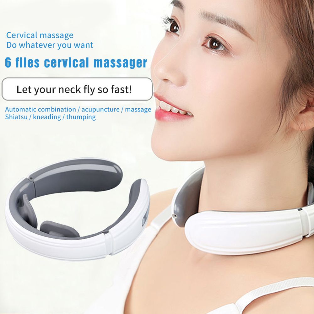 6 Modes 9 Strength Electric Pulse Back And Neck Massager