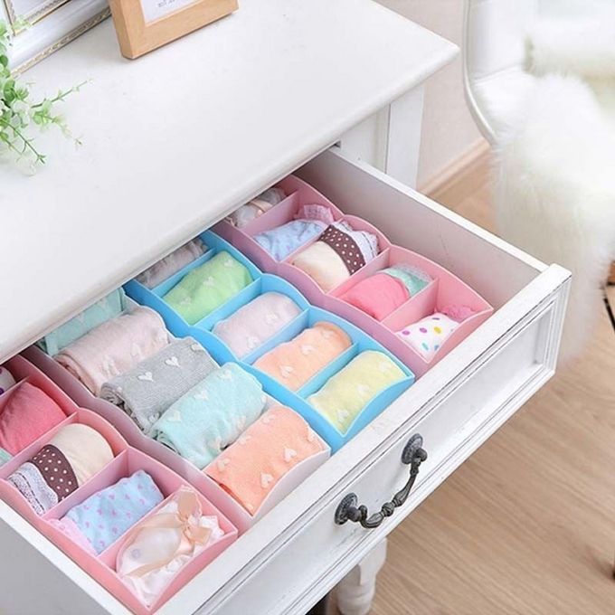 Drawer Divider Lidded Closet Organizer Storage Box
