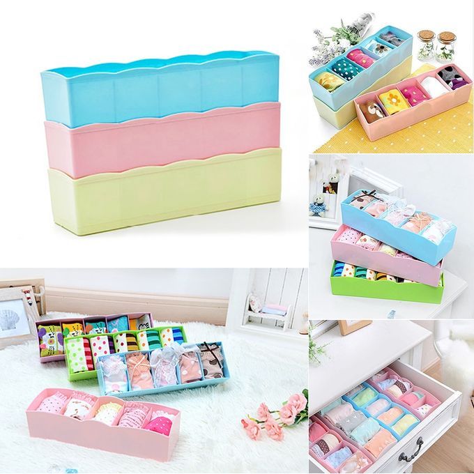 Drawer Divider Lidded Closet Organizer Storage Box