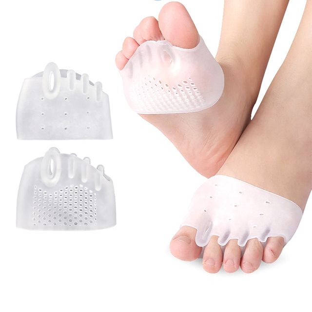 2Pcs 1Pair Hallux Valgus Bunion Corrector Silicone  Big Toes Separators Splint Feet Straightener Bone Thumb Foot Care Tools(#1pair)