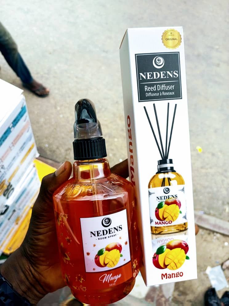 Nedens Reed Diffuser And Spray Airfreshner Mango