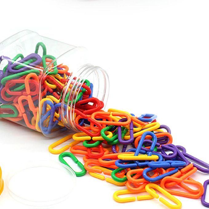150 Pcs Colorful Buckle Building Blocks Assembled Spell Inserted