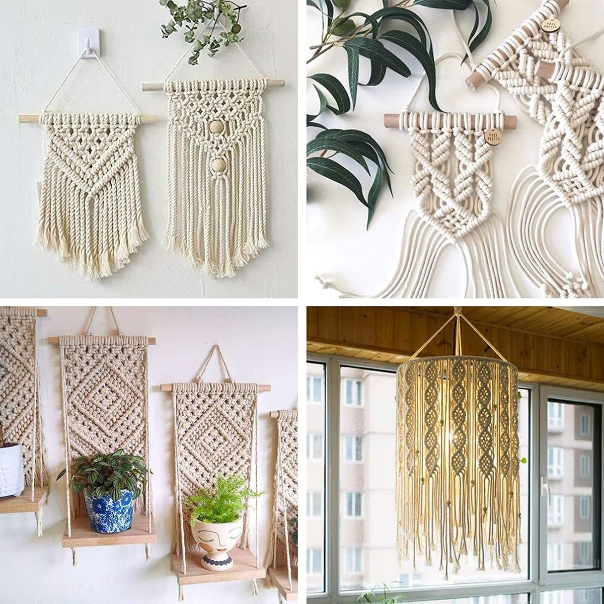 79 Pieces/Sets DIY Macrame Rope Kit