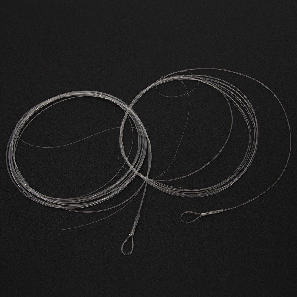 5PCS 9ft 3X/5X/6X Tapered Leader With Loop Nylon Leader
