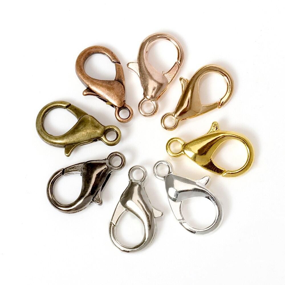 100pcs Lobster Clasps for Jewelry Making