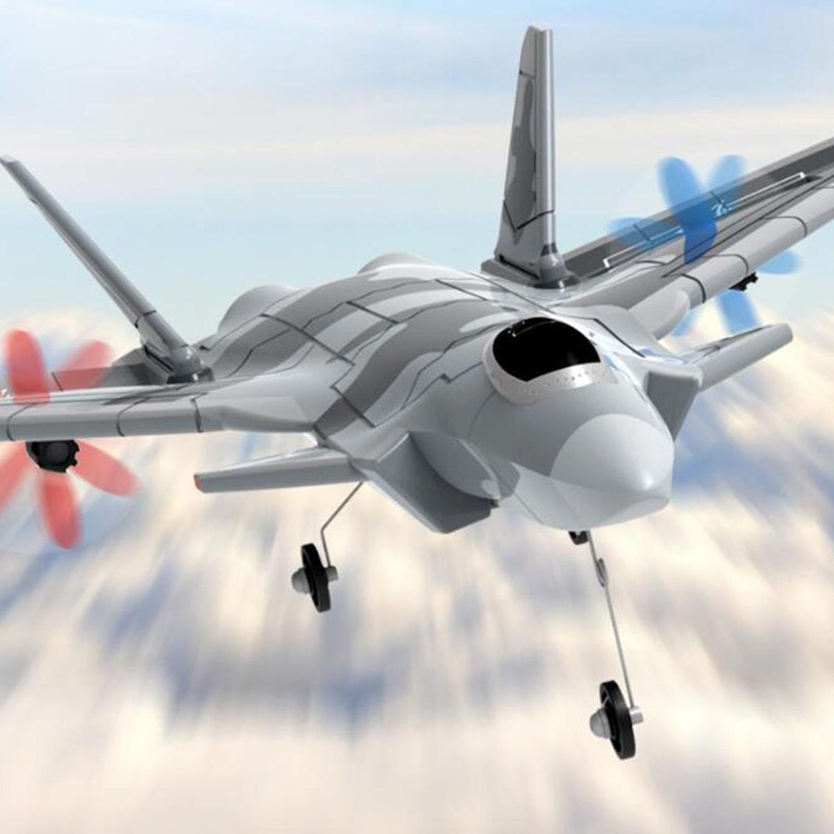 1:72 Scale RC Plane With Display Stand 2CH Jet Fighter Gift Outdoor