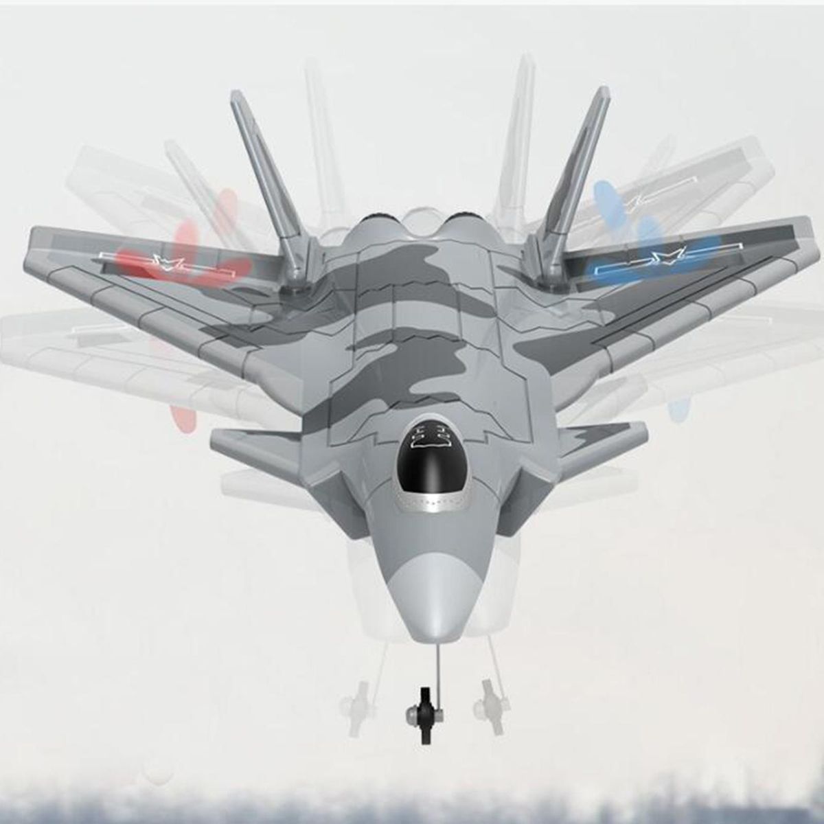 1:72 Scale RC Plane With Display Stand 2CH Jet Fighter Gift Outdoor