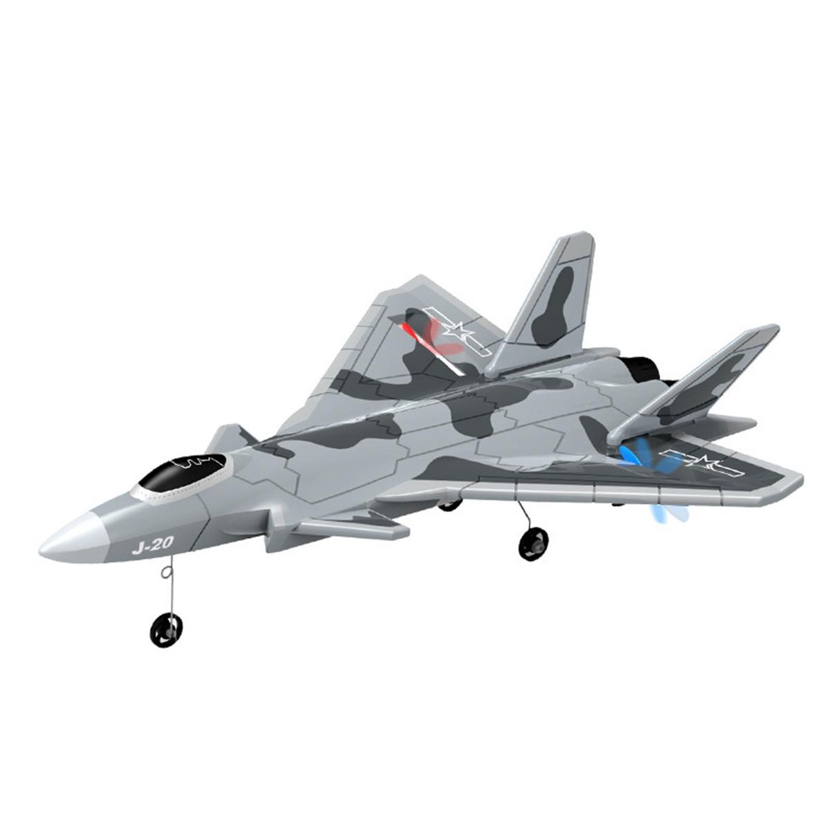 1:72 Scale RC Plane With Display Stand 2CH Jet Fighter Gift Outdoor