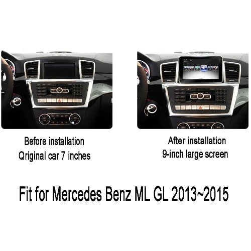 9" Android Multimedia Navigation For Mercerdes Benz Ml 2012-15 W166 with Onboard 4G LTE