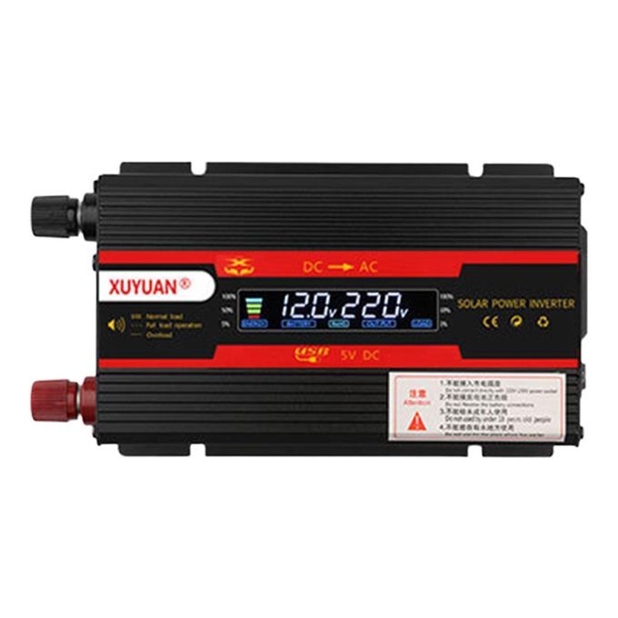 Car Solar Power Inverter DC 12V 24V To AC 220V High Power For 3000W