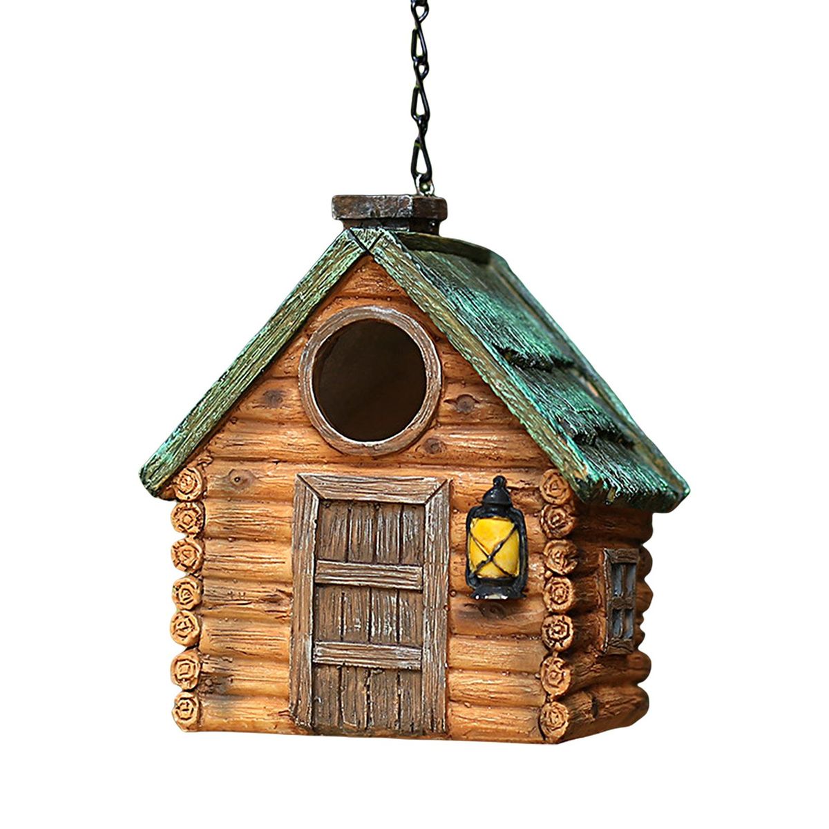 Bird House Farmhouse Style Outdoor Bird House Multicolor