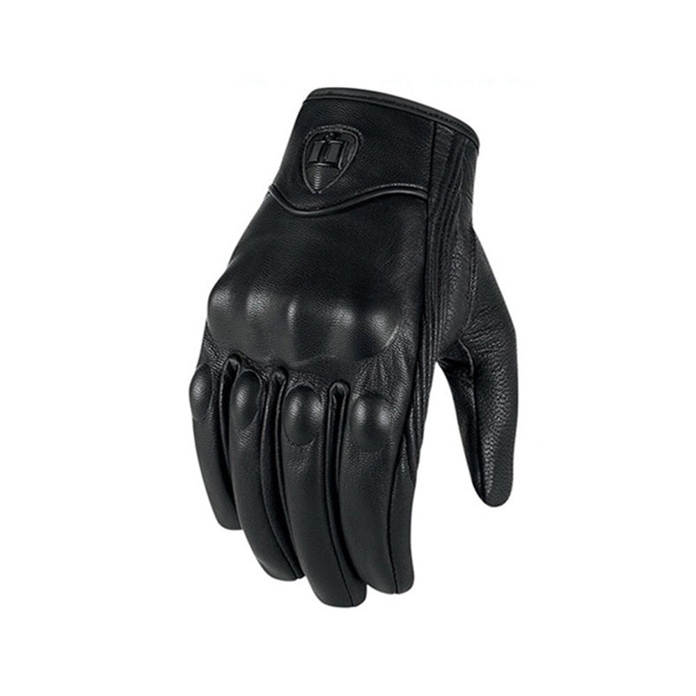 Genuine Leather Gloves Motorcycle GP Glove Touch Screen For