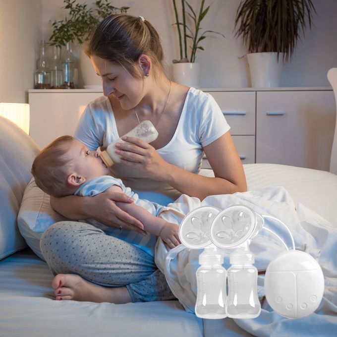 Electric Double Breast-Pump Portable Ultra Low Noise