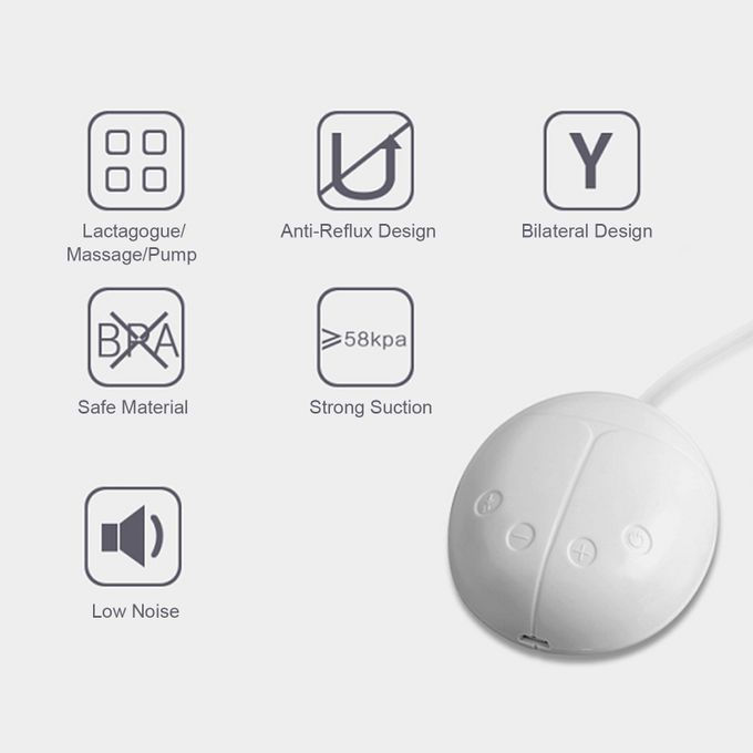Electric Double Breast-Pump Portable Ultra Low Noise