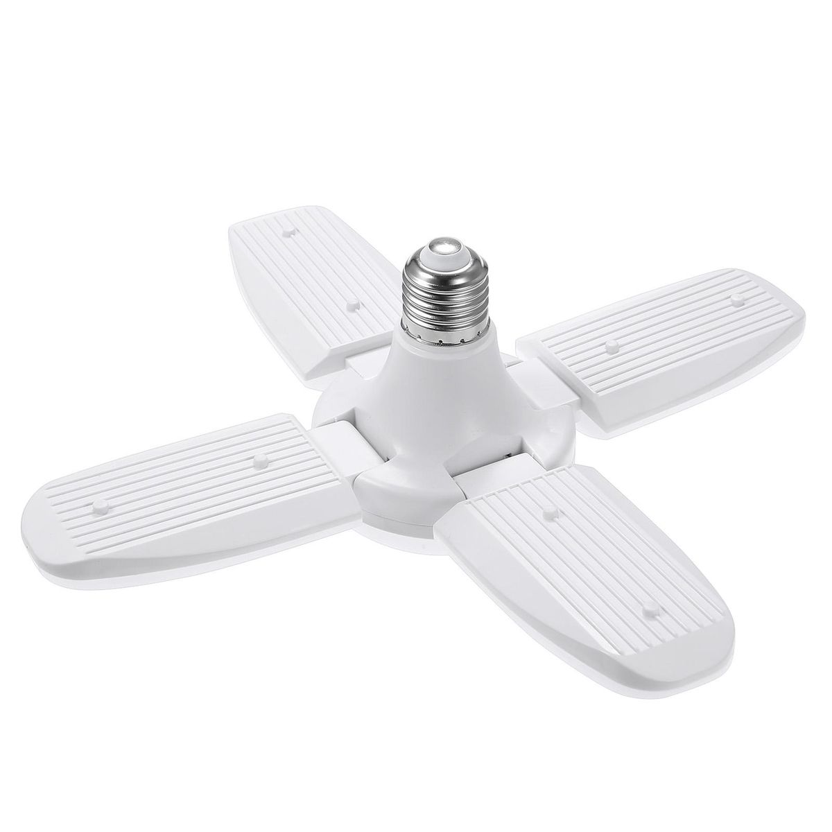 Neoglint LEDs Garage Light AC 85-265V 60W Deformable Folding Ceiling Lights with 4 Adjustable Panels 6000-6500k Nature White Light for Garage Warehouse Workshop Basement Gym Kitchen