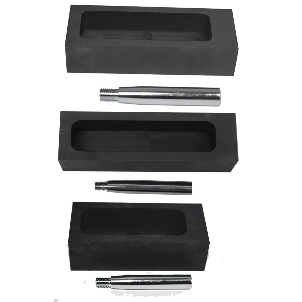 Gold Silver with Handle Graphite Ingot Mold Mould