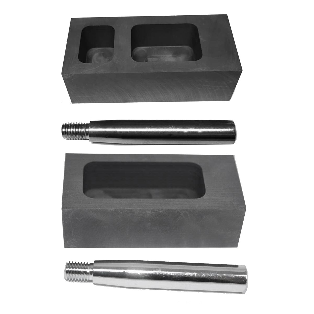 Gold Silver with Handle Graphite Ingot Mold Mould